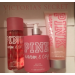 Victoria's Secret Pink Warm & Cozy Wash Scrub, Body Lotion And Fragrance Mist Набір парфюмований скраб, лосьйон і спрей для тіла 